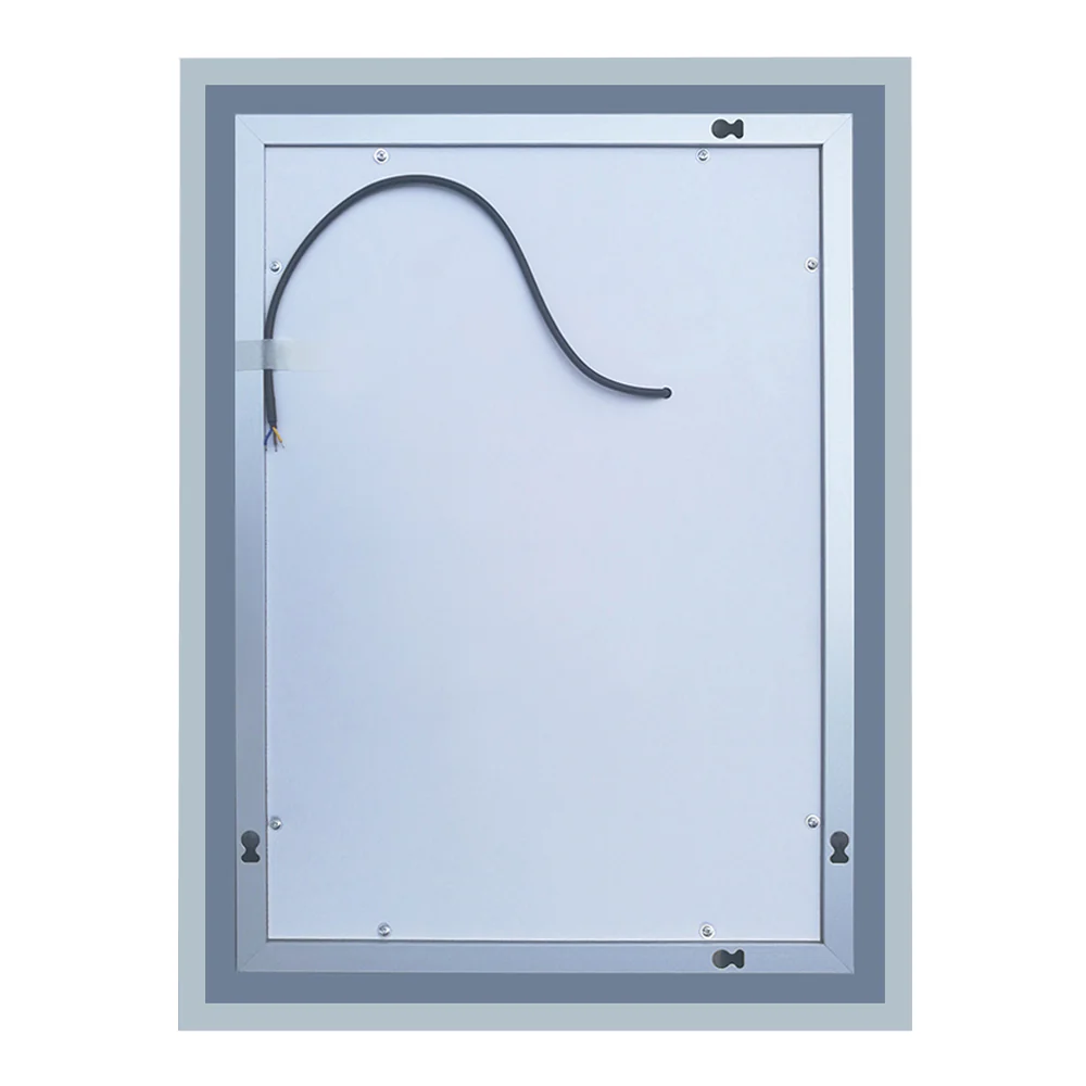 Specchio Per Trucco Da Parete A Parete Con Specchio A Led Per Il Bagno A Parete A Led Nuovo Pulsante,Bianco Freddo,Anti-Appannamento - Image 6